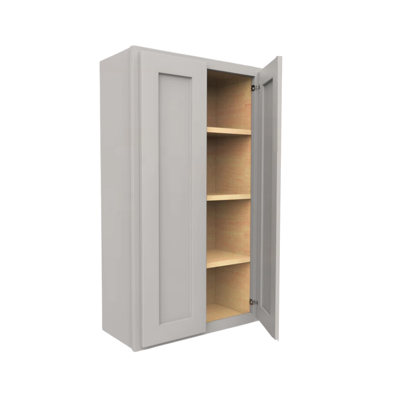 Load image into Gallery viewer, W2442 Soft Edge 2 Door Wall Cabinet with 3 Shelves, 24W x 42H x 12D inch
