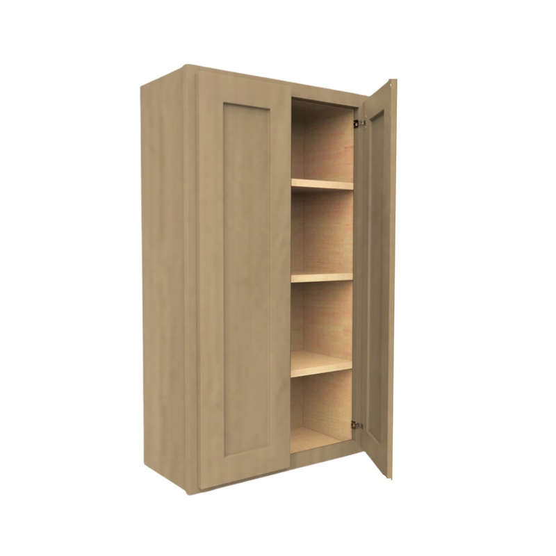 Load image into Gallery viewer, W2742 Soft Edge 2 Door Wall Cabinet with 3 Shelves, 27W x 42H x 12D inch
