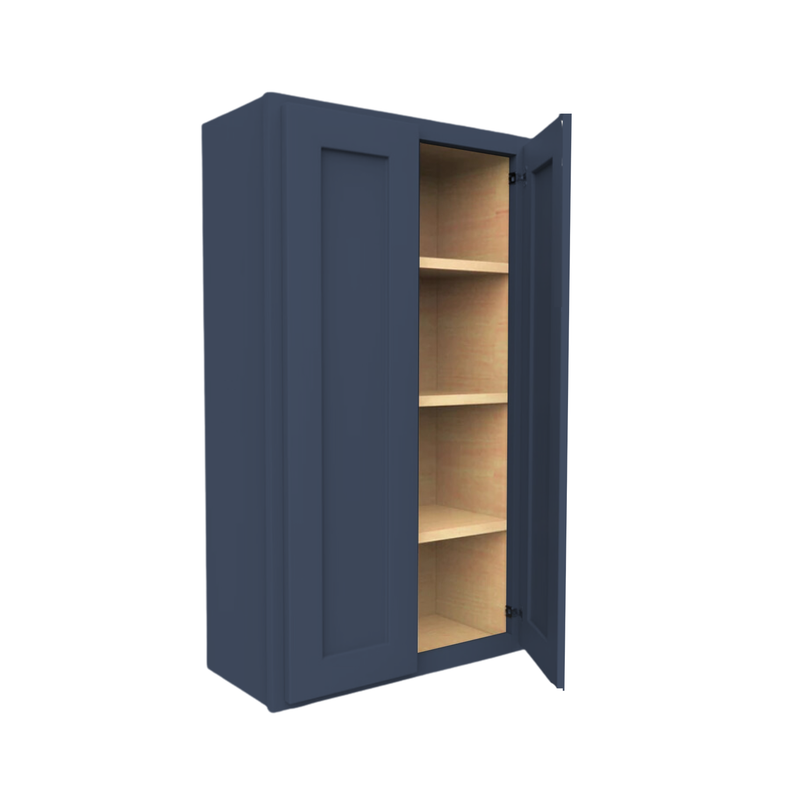 Load image into Gallery viewer, W3042 Soft Edge 2 Door Wall Cabinet with 3 Shelves, 30W x 42H x 12D inch
