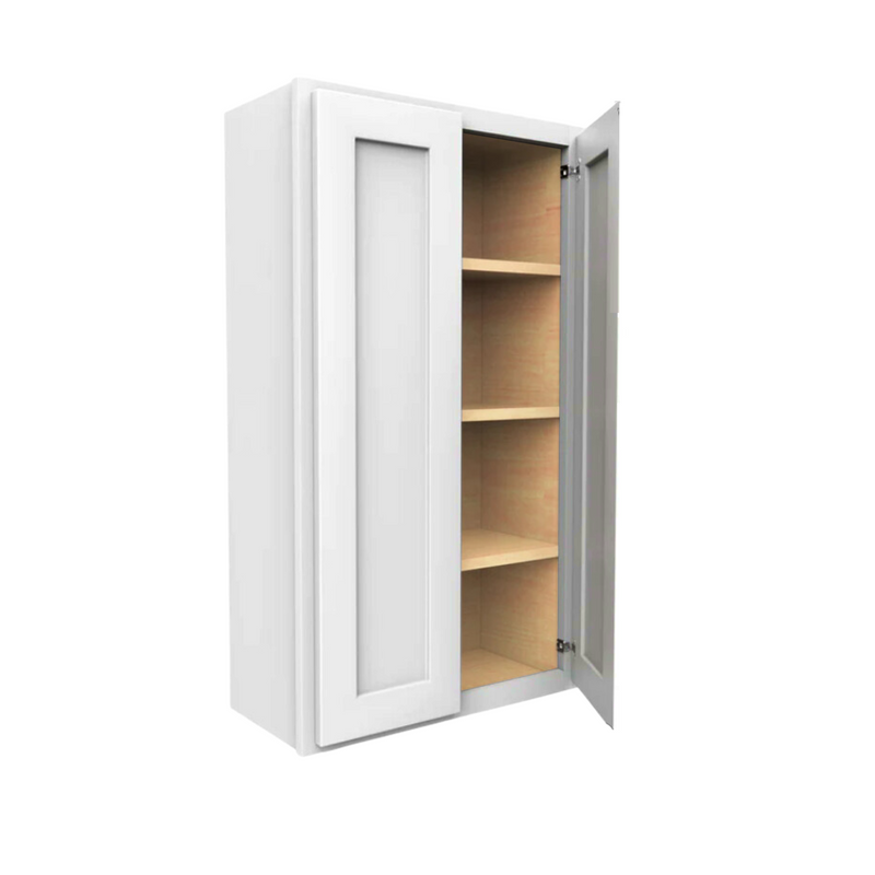 Load image into Gallery viewer, W2442 Soft Edge 2 Door Wall Cabinet with 3 Shelves, 24W x 42H x 12D inch
