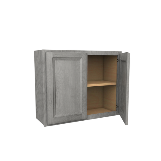 W3024 Soft Edge 2 Door Wall Cabinet, 30W x 24H x 12D inch