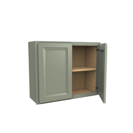 W3024 Soft Edge 2 Door Wall Cabinet, 30W x 24H x 12D inch