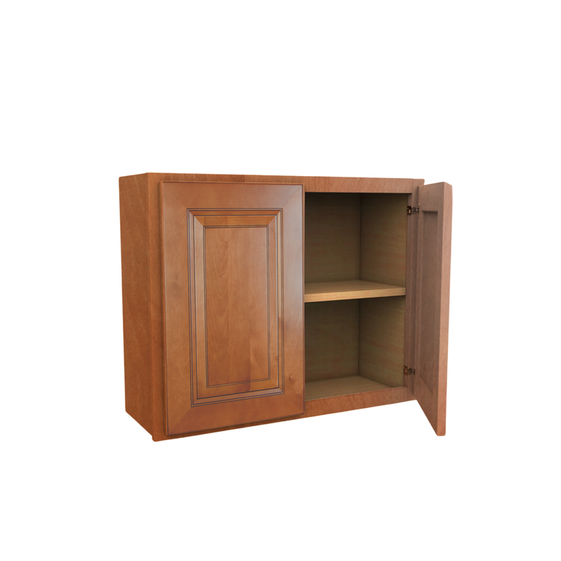 Load image into Gallery viewer, W3024 Soft Edge 2 Door Wall Cabinet, 30W x 24H x 12D inch
