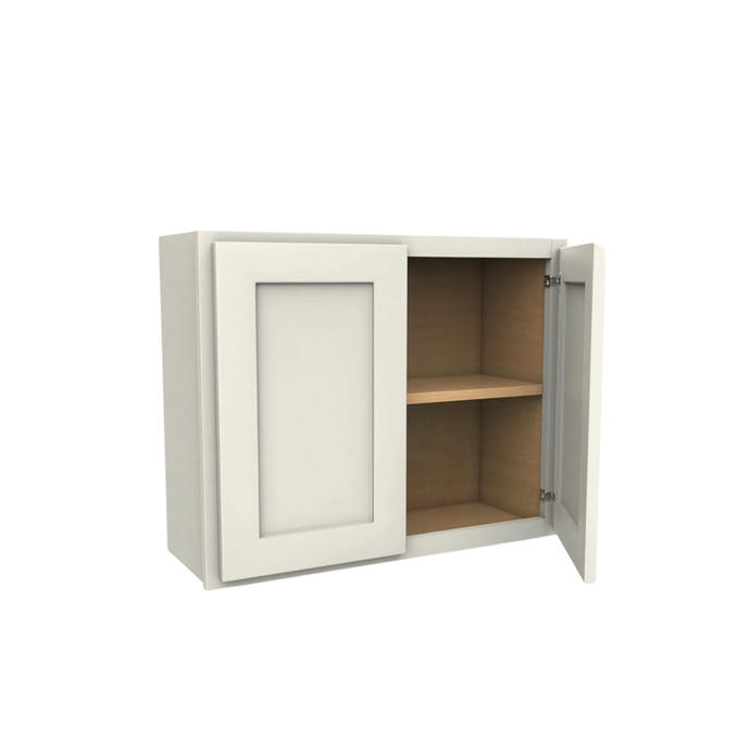 W3024 Soft Edge 2 Door Wall Cabinet, 30W x 24H x 12D inch