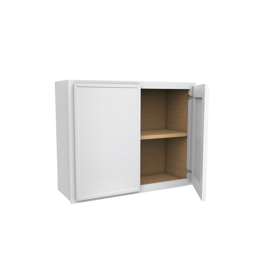 W3024 Soft Edge 2 Door Wall Cabinet, 30W x 24H x 12D inch