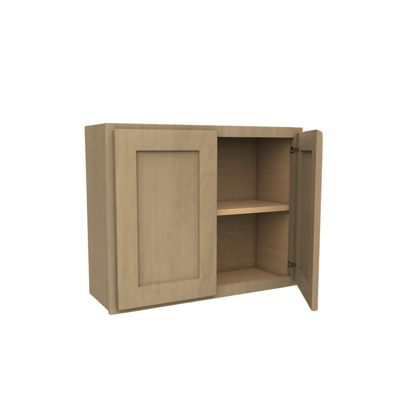 Load image into Gallery viewer, W3024 Soft Edge 2 Door Wall Cabinet, 30W x 24H x 12D inch
