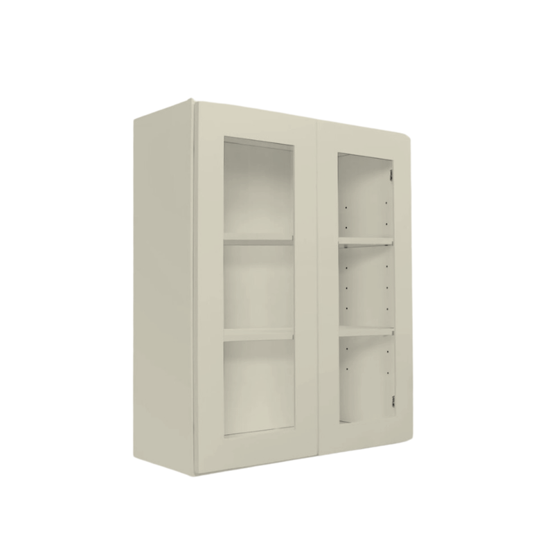 Load image into Gallery viewer, Wall Cabinet 2 Frosted Glass Doors, 2 Shelves 30&quot; W x 30&quot; H x 12&quot; D
