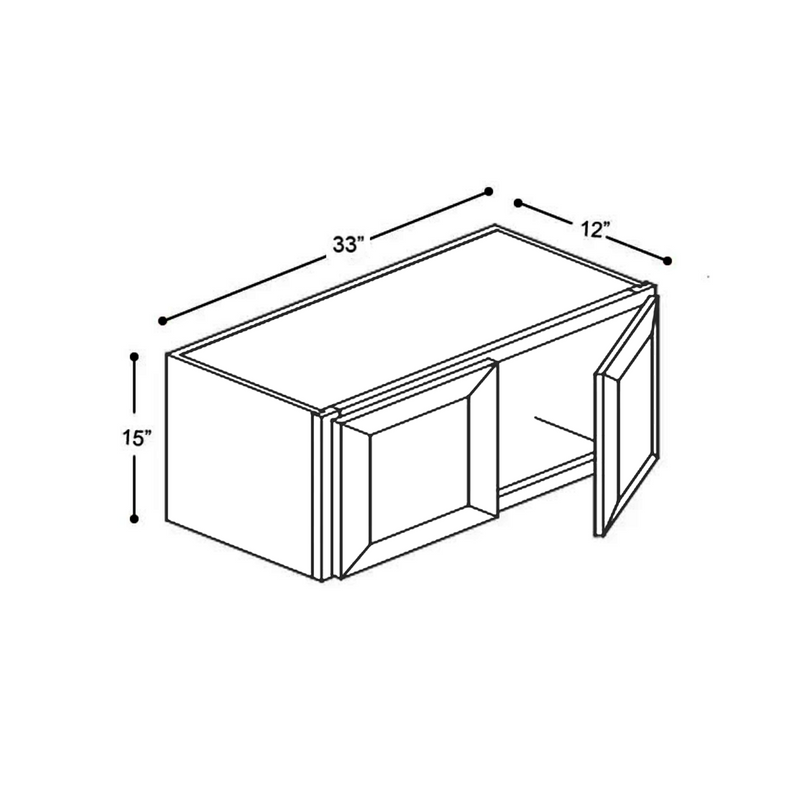 Load image into Gallery viewer, Wall Cabinet 2 Doors, 33&quot; W x 15&quot; H x 12&quot; D
