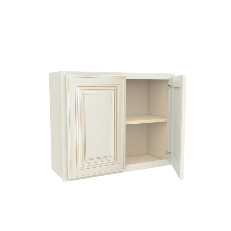 Load image into Gallery viewer, W3024 Soft Edge 2 Door Wall Cabinet, 30W x 24H x 12D inch
