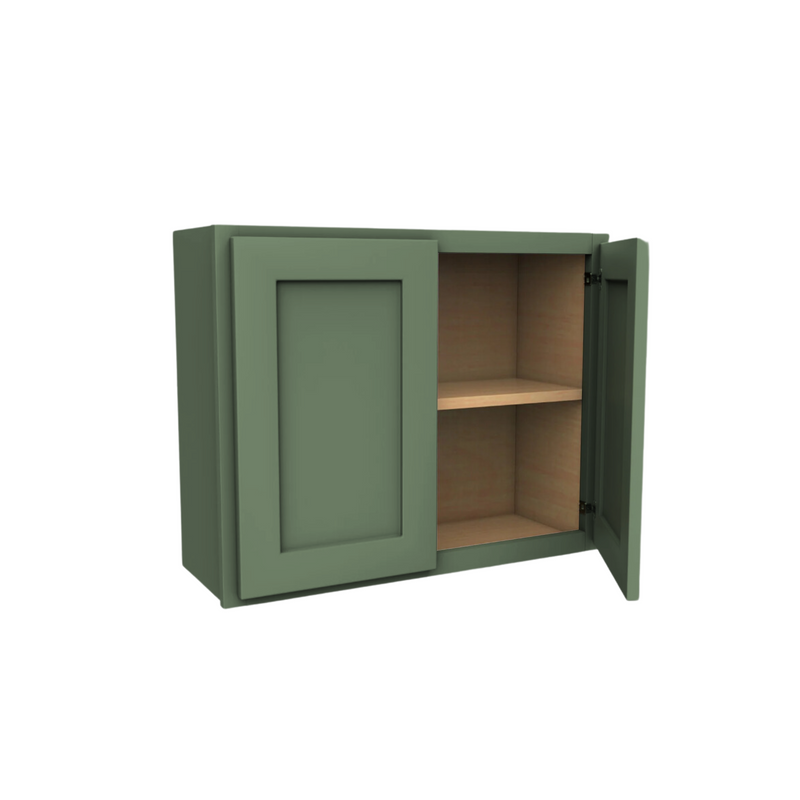 Load image into Gallery viewer, W3621 Soft Edge 2 Door Wall Cabinet, 36W x 21H x 12D inch
