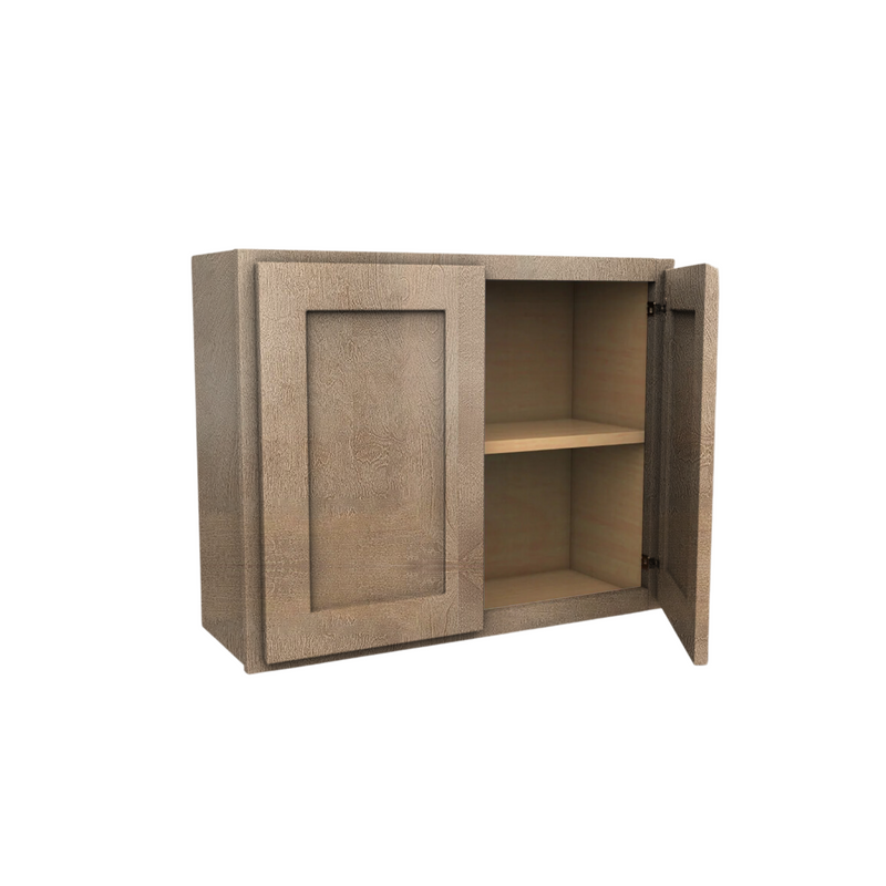 Load image into Gallery viewer, W3024 Soft Edge 2 Door Wall Cabinet, 30W x 24H x 12D inch
