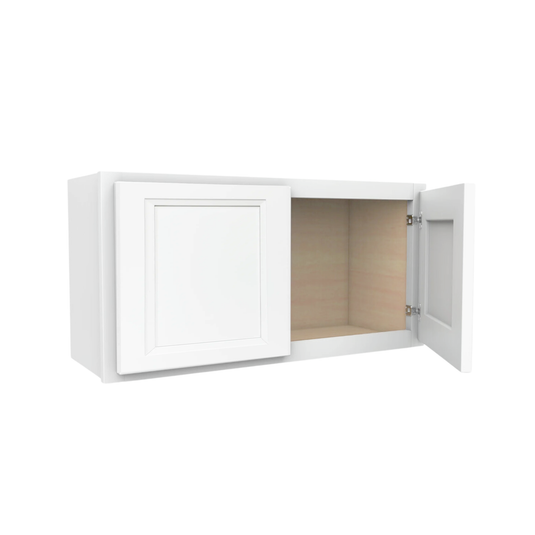 W3012 Soft Edge Plywood 2 Door Kitchen Wall Cabinet, 30W x 12H x 12D inch