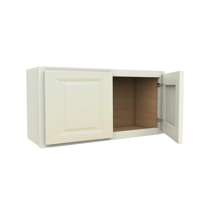 Load image into Gallery viewer, W3012 Soft Edge Plywood 2 Door Kitchen Wall Cabinet, 30W x 12H x 12D inch
