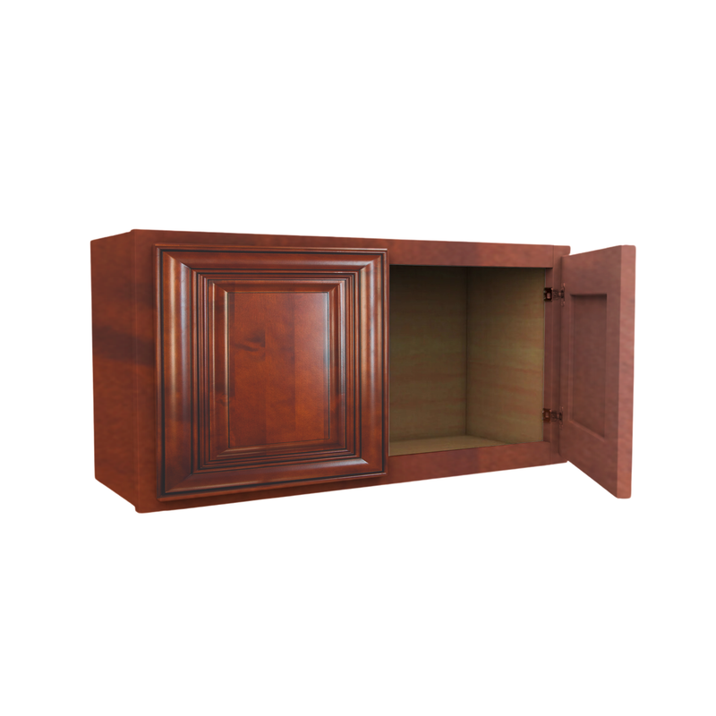 Load image into Gallery viewer, W3318 Soft Edge 2 Door Wall Cabinet, 33W x 18H x 12D inch
