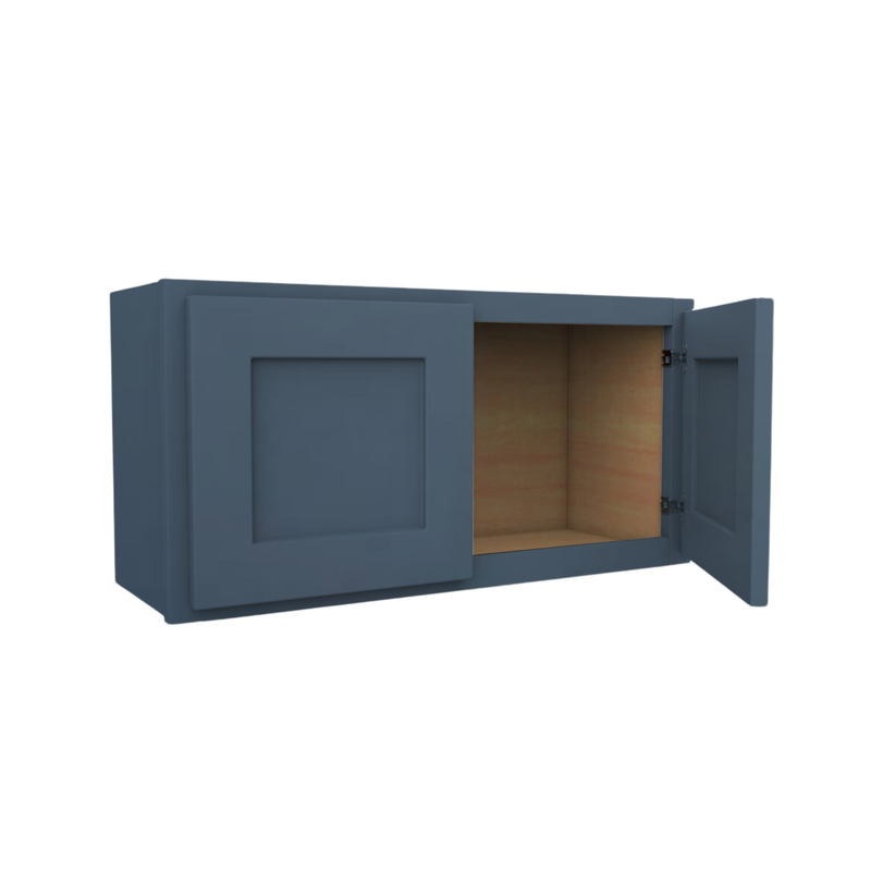 Load image into Gallery viewer, W3612 Soft Edge Plywood 2 Door Wall Cabinet, 36W x 12H x 12D inch
