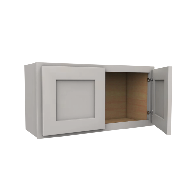 Load image into Gallery viewer, W3612 Soft Edge Plywood 2 Door Wall Cabinet, 36W x 12H x 12D inch
