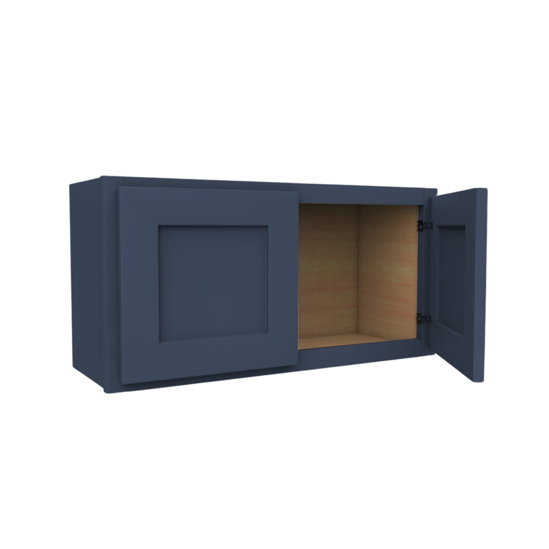 Load image into Gallery viewer, W361824 Soft Edge Double Door Wall Cabinet, 36W x 18H x 24D inch
