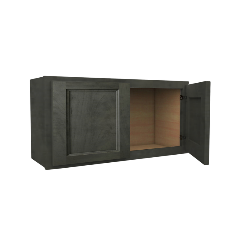 Load image into Gallery viewer, W3615 Soft Edge 2 Door Wall Cabinet, 36W x 15H x 12D inch
