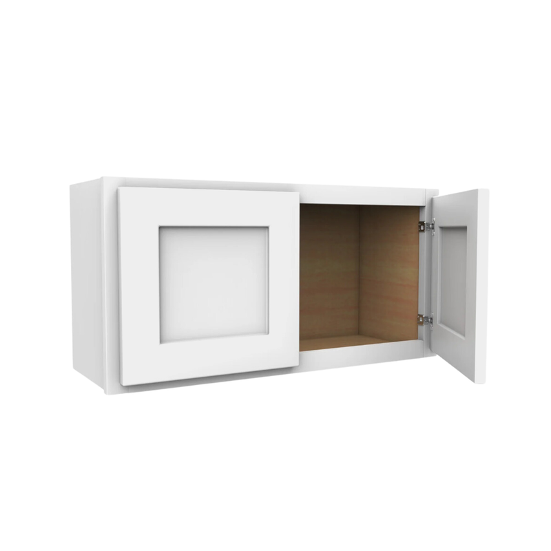 Load image into Gallery viewer, W3615 Soft Edge 2 Door Wall Cabinet, 36W x 15H x 12D inch
