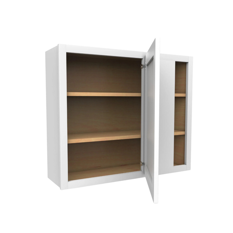 Load image into Gallery viewer, WBC3036 Wall Blind Cabinet 1 Door, Shown Blind Right 30&quot; W x 36&quot; H x 24&quot; D
