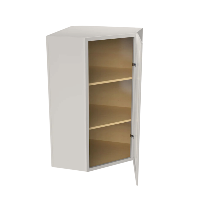 Load image into Gallery viewer, WDC2442 Diagonal Wall Cabinet 1 Door 24&quot; W x 42&quot; H x 12&quot; D
