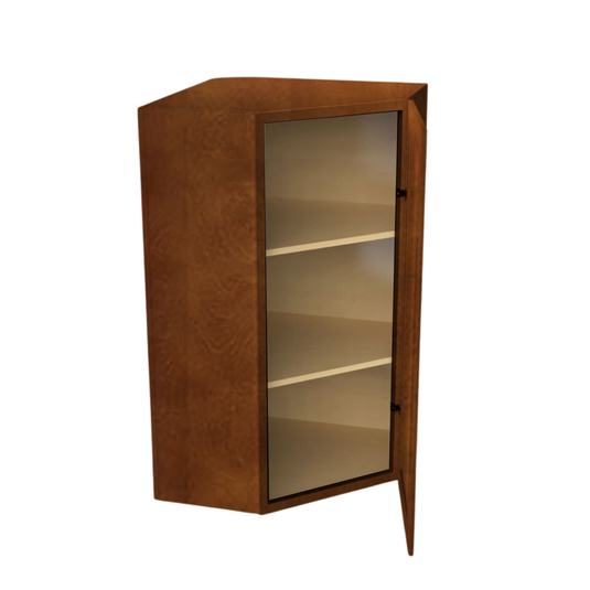 WDC2442 Diagonal Wall Cabinet 1 Door 24" W x 42" H x 12" D