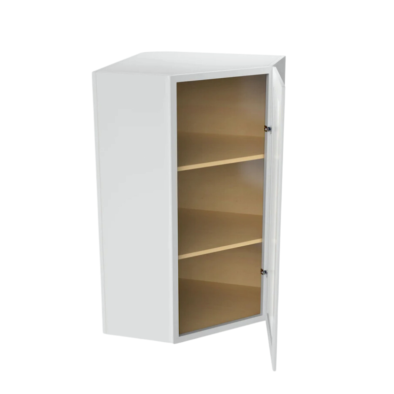 Load image into Gallery viewer, WDC2442 Diagonal Wall Cabinet 1 Door 24&quot; W x 42&quot; H x 12&quot; D
