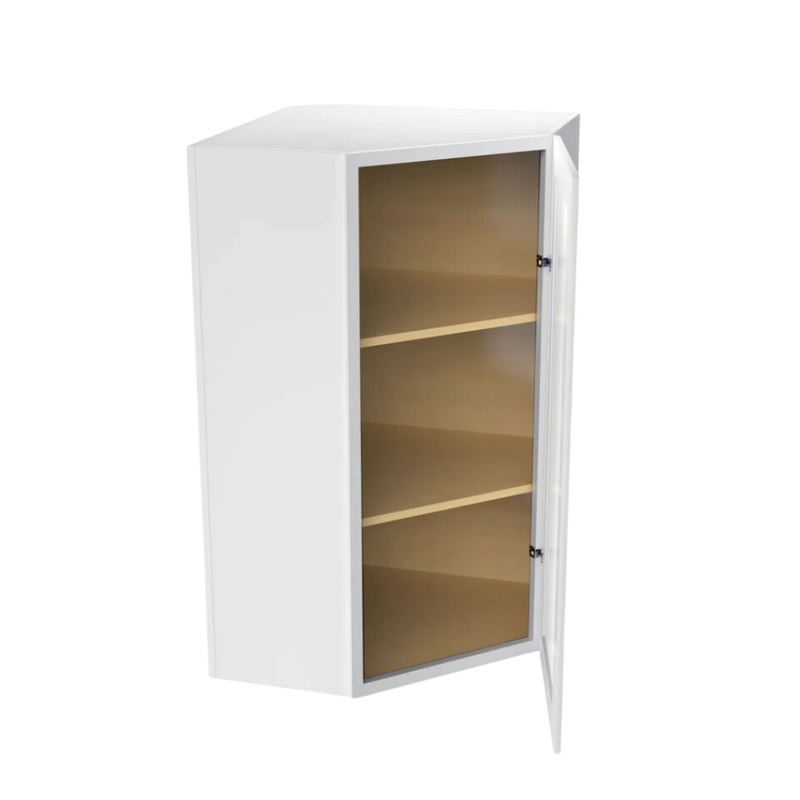 Load image into Gallery viewer, WDC2442 Diagonal Wall Cabinet 1 Door 24&quot; W x 42&quot; H x 12&quot; D
