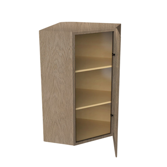 Diagonal Wall Cabinet 1 Door 24" W x 30" H x 12" D