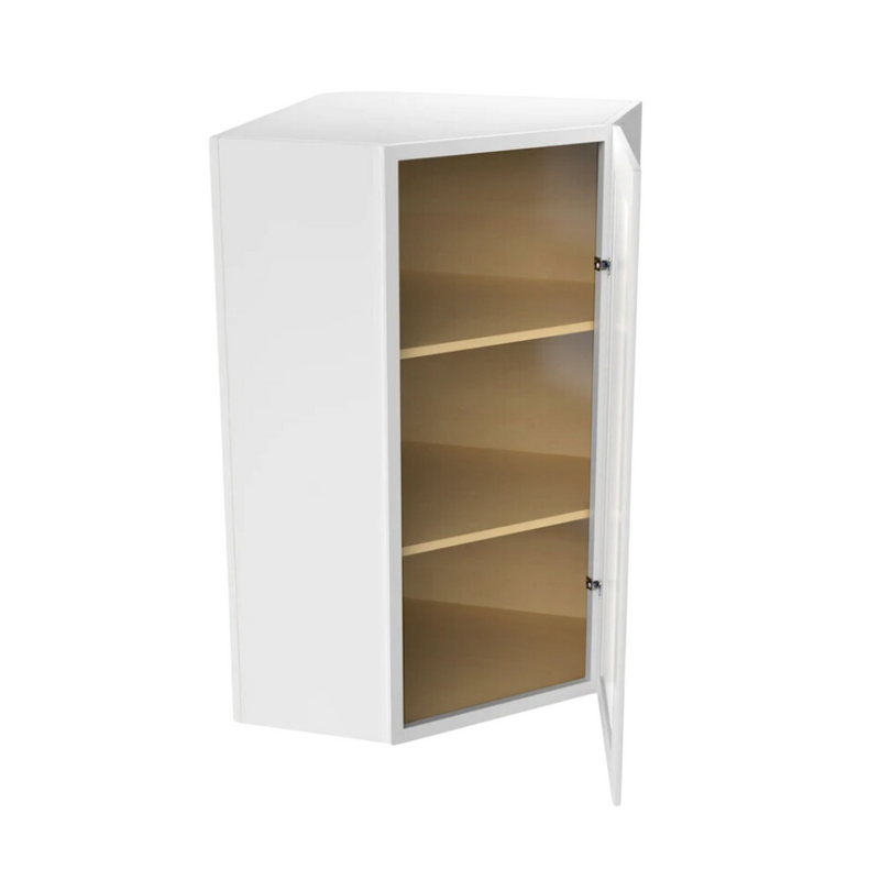 Load image into Gallery viewer, WDC2442 Diagonal Wall Cabinet 1 Door 24&quot; W x 42&quot; H x 12&quot; D
