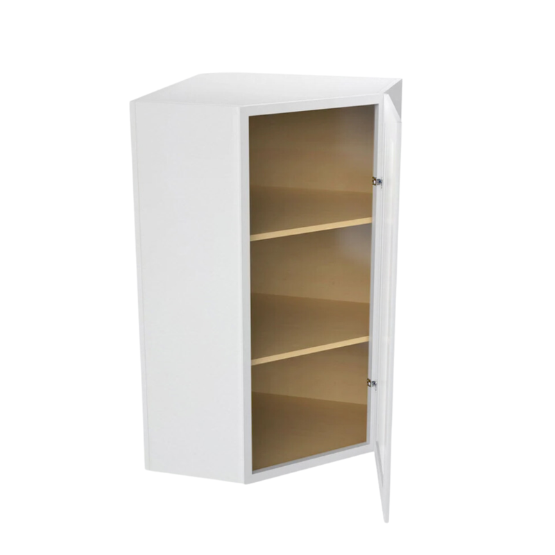 Load image into Gallery viewer, WDC2442 Diagonal Wall Cabinet 1 Door 24&quot; W x 42&quot; H x 12&quot; D
