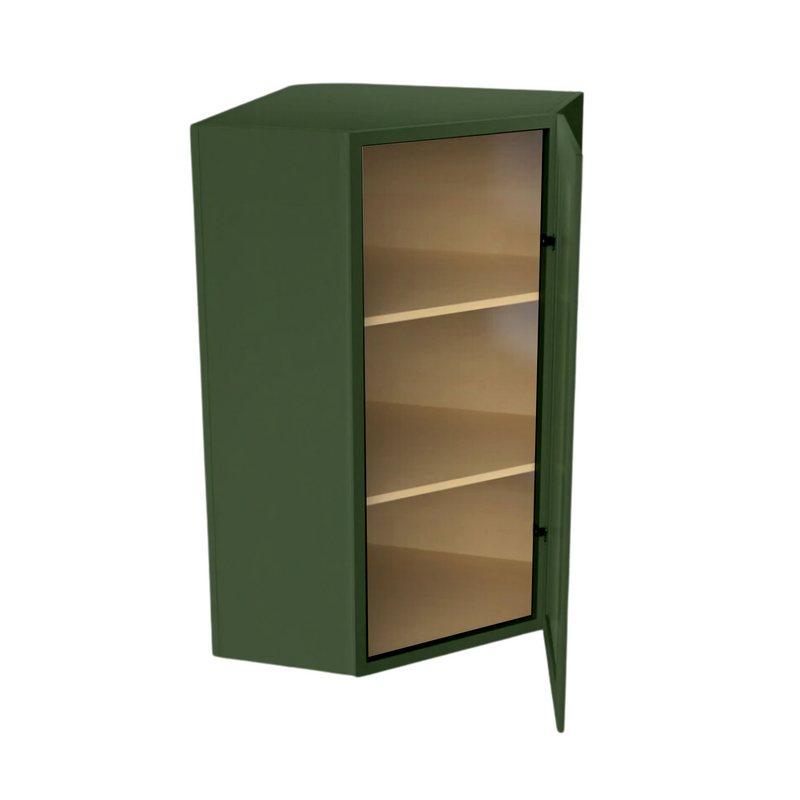 Load image into Gallery viewer, Diagonal Wall Cabinet 1 Door 24&quot; W x 15&quot; H x 12&quot; D
