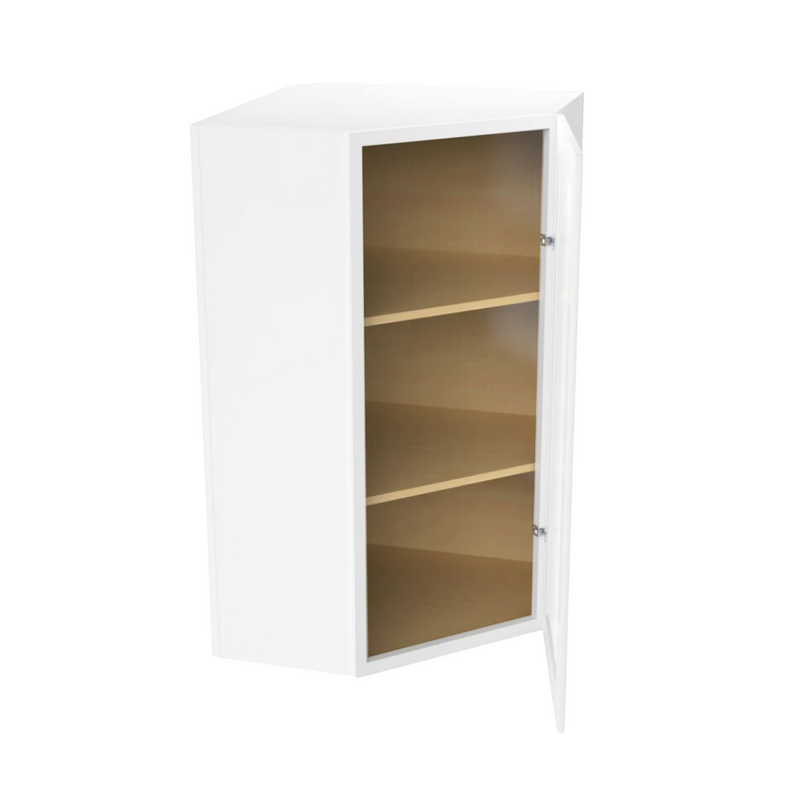 Load image into Gallery viewer, WDC2442 Diagonal Wall Cabinet 1 Door 24&quot; W x 42&quot; H x 12&quot; D
