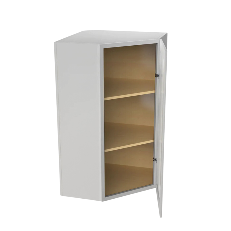 Load image into Gallery viewer, WDC2442 Diagonal Wall Cabinet 1 Door 24&quot; W x 42&quot; H x 12&quot; D
