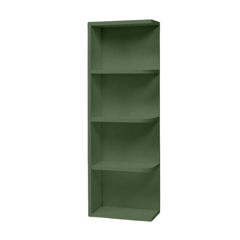 Load image into Gallery viewer, WES930 Wall End Shelf, Clipped Shelves 9&quot; W x 30&quot; H x 12&quot; D
