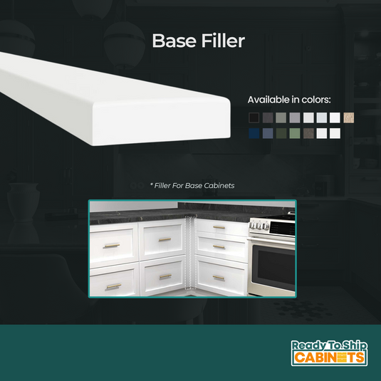 Base Cabinet Filler, 42L X 3W x 34.5D inch