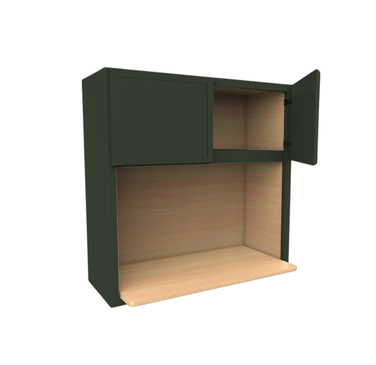 Wall Microwave Cabinet 2 Doors, 27" W x 30" H x 16" D