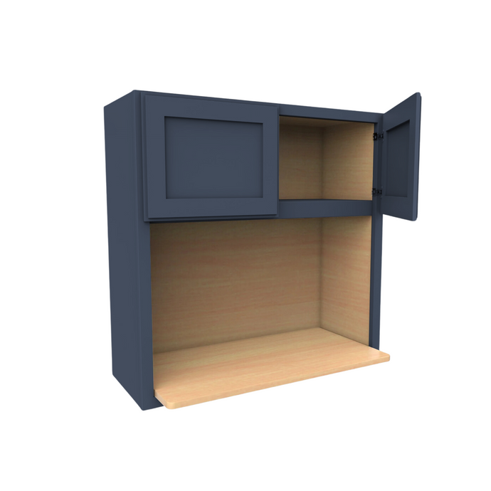 Wall Microwave Cabinet 2 Doors, 27