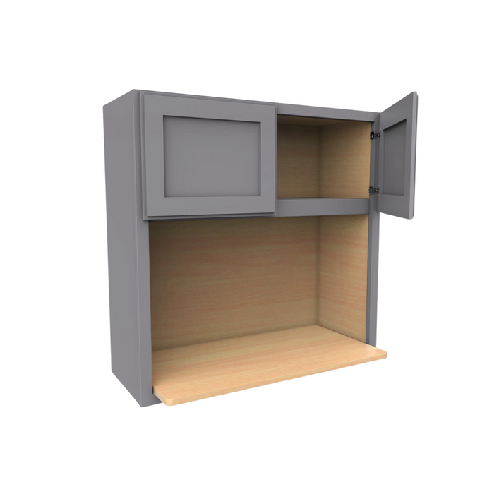 Wall Microwave Cabinet 2 Doors 27