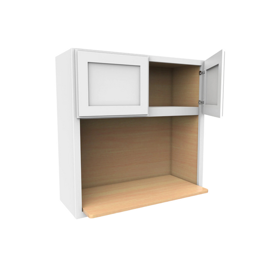 Wall Microwave Cabinet 2 Doors, 27" W x 30" H x 16" D