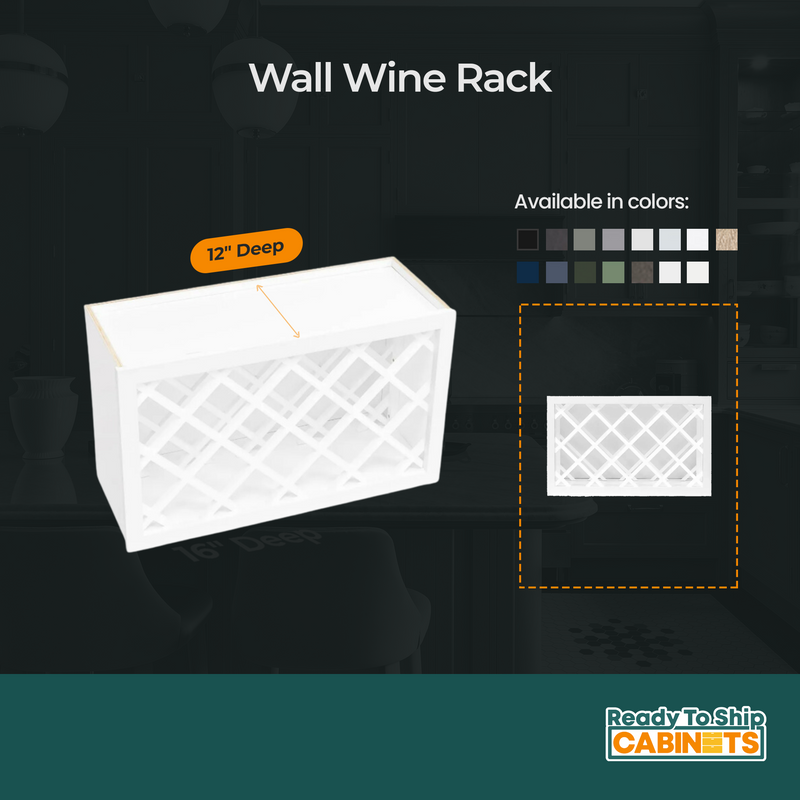 Load image into Gallery viewer, Wall Wine Rack, Kitchen Wine Cabinet, 30W x 15H x 12D inch
