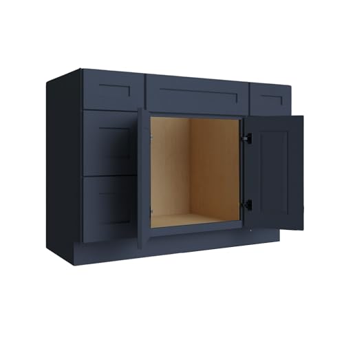 Vanity Sink Base Cabinet 3 Drawers Left, 3 Drawers Right 60