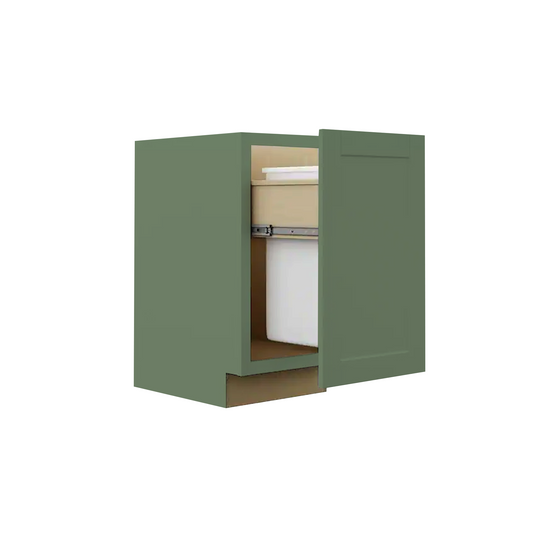 B18-TRASH-SC Base Waste Basket Cabinet, 18W x 34.5H x 24D inch