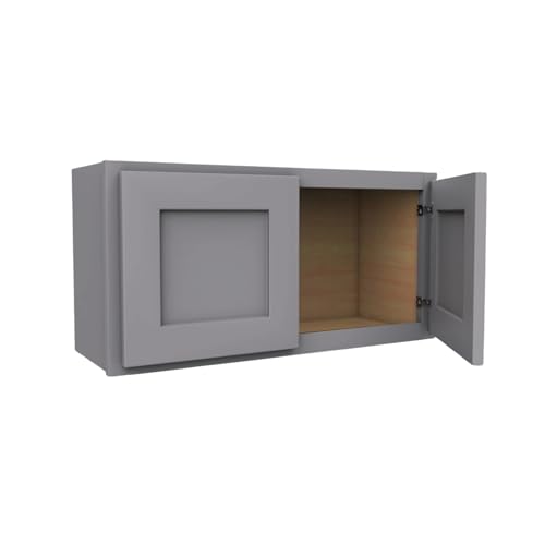 Load image into Gallery viewer, W3318 Soft Edge 2 Door Wall Cabinet, 33W x 18H x 12D inch
