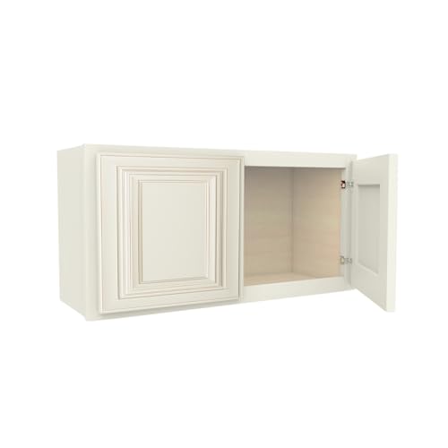 Load image into Gallery viewer, W361524 Soft Edge 2 Door Wall Cabinet, 36W x 15H x 24D inch
