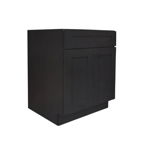 Load image into Gallery viewer, Ready To Ship Cabinets SB30 Double Door Bathroom Vanity Sink Cabinet, Under Sink Organizers and Storage Cabinet Organizer with False Drawer, 30W x 34.5H x 24D inch
