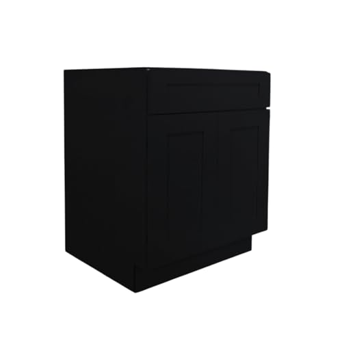 Load image into Gallery viewer, Ready To Ship Cabinets SB30 Double Door Bathroom Vanity Sink Cabinet, Under Sink Organizers and Storage Cabinet Organizer with False Drawer, 30W x 34.5H x 24D inch
