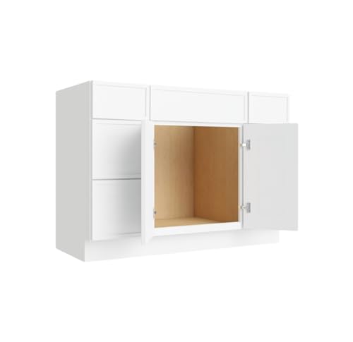 Load image into Gallery viewer, Vanity Sink Base Cabinet 3 Drawers Left, 3 Drawers Right 60&quot; W x 34.5&quot; H x 21&quot; D
