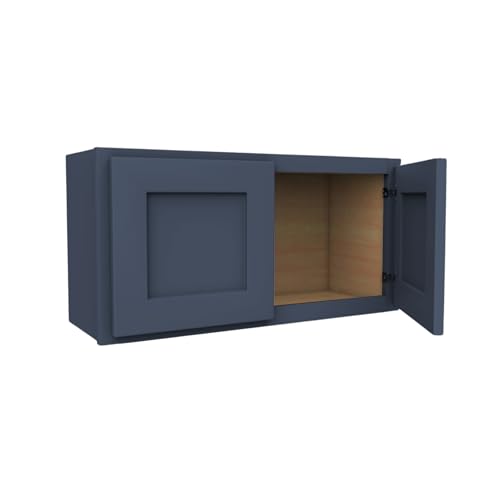 Load image into Gallery viewer, W3318 Soft Edge 2 Door Wall Cabinet, 33W x 18H x 12D inch
